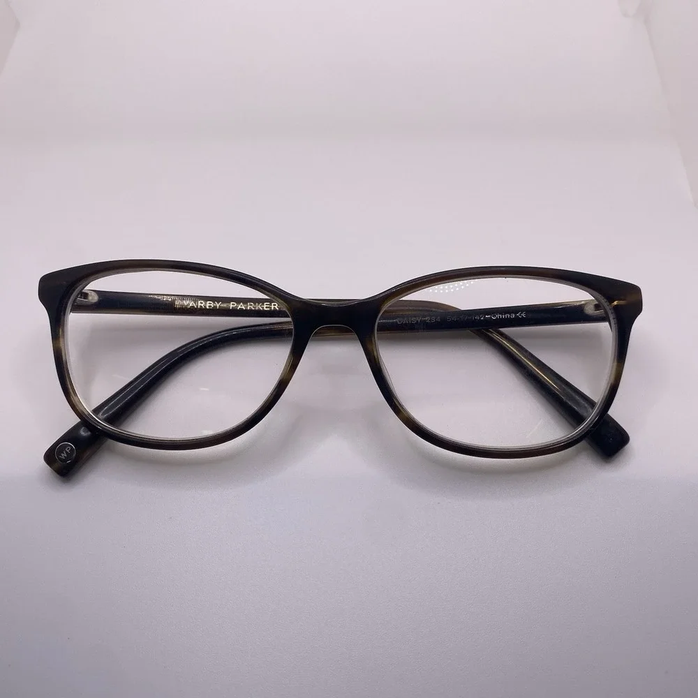 Warby Parker Eyeglasses FRAME ONLY Daisy 234 54-17-142 Brown Tortoise 832